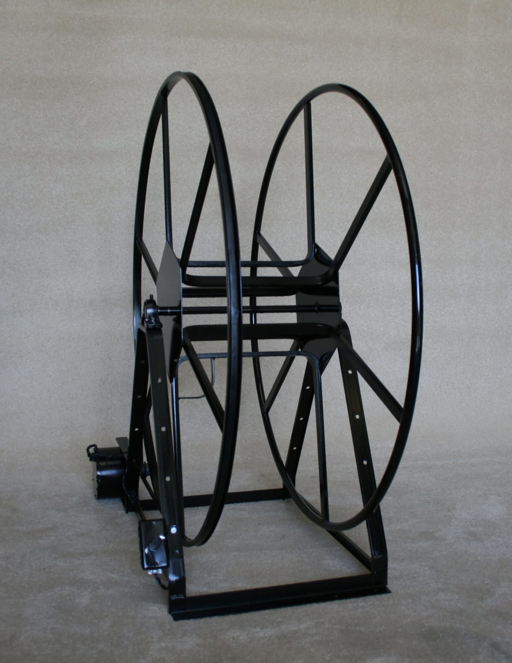 Tall 250' Vacuum Hose Reel Powder Coated - NuTech Cleaning Systems
