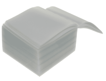 Clear Tabs 4x4 1000 Ct. Box